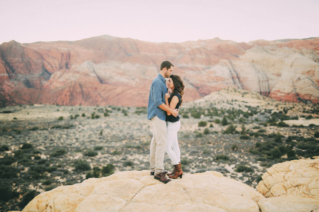 Southern Utah White Rock Engagement {Chelsey+Michael} - Utah Wedding  PhotographerUtah Wedding Photographer