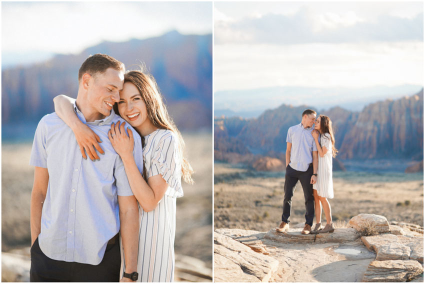 Snow Canyon Overlook Engagement {Sydney+Jaron} - Utah Wedding ...